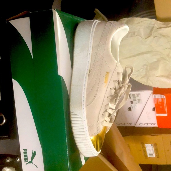 Puma Gold Star Gym Shoes - Picture 1 of 2